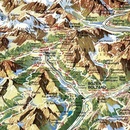 Wegenkaart - landkaart Panoramakaart Tirol - Dolomieten - Gardameer | Freytag & Berndt