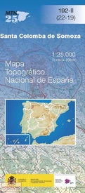Topografische kaart 192-II Santa Colomba De Somoza | CNIG - Instituto Geográfico Nacional