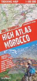 Wandelkaart - Wegenkaart - landkaart Trekking map High Atlas Morocco | TerraQuest