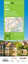 Wegenkaart - landkaart - Fietskaart D25 Top D100 Doubs - Jura | IGN - Institut Géographique National