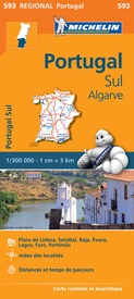 Wegenkaart - landkaart 593 Zuid Portugal - Algarve | Michelin