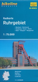 Fietskaart NRW04 Bikeline Radkarte Ruhrgebiet | Esterbauer