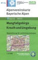 Wandelkaart BY13a Alpenvereinskarte Mangfallgebirge, Kreuth und Umgebung | Alpenverein