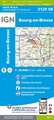 Wandelkaart - Topografische kaart 3129SB Bourg-en-Bresse  | IGN - Institut Géographique National