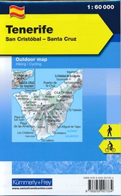 Wandelkaart - Fietskaart Outdoorkarte Tenerife | Kümmerly & Frey