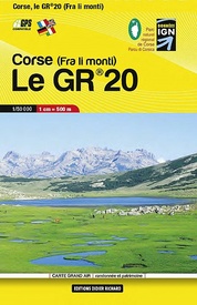Wandelkaart Le GR 20 - Corsica | IGN