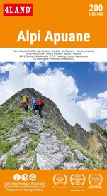 Wandelkaart 200 Alpi Apuane | 4LAND