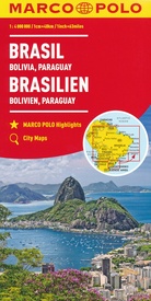 Wegenkaart - landkaart Brazilië, Bolivia, Paraguay | Marco Polo