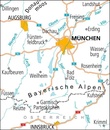 Fietskaart - Opruiming 26 ADFC Radtourenkarte Oberbayern - Munchen | BVA BikeMedia