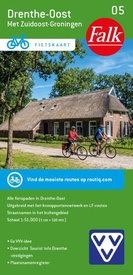 Fietskaart 05 Drenthe-Oost met Zuidoost-Groningen ( Met Knooppuntennetwerk ) | Falk