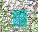 Wandelkaart 3436ETR Meije, Mont Pelvoux (Parc national des Ecrins) | IGN - Institut Géographique National