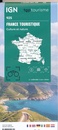 Wegenkaart - landkaart 925 France Touristique  Frankrijk | IGN - Institut Géographique National