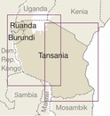 Wegenkaart - landkaart Tanzania Rwanda Burundi | Reise Know-How Verlag