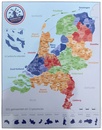 Scratch Map Nederland - kraskaart der Nederlanden 56 x 44 cm | Bubble Up