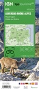 Wegenkaart - landkaart 15 TOP 250 Auvergne - Rhône-Alpes - Massif Alpin | IGN - Institut Géographique National