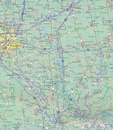 Wegenkaart - landkaart Mississippi river | ITMB