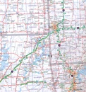 Wegenkaart - landkaart 07 South Central USA -Kansas, Missouri, Oklahoma, Arkansas, Illinios | Hallwag