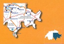 Wegenkaart - landkaart 553 Zuidoost Zwitserland | Michelin