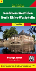 Wegenkaart - landkaart 08 Nordrhein Westfalen | Freytag & Berndt