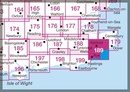 Wandelkaart - Topografische kaart 189 Landranger Ashford & Romney Marsh | Ordnance Survey