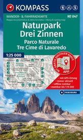 Wandelkaart 047 Naturpark Drei Zinnen - Parco Naturale Tre Cime di Lavaredo | Kompass