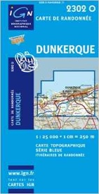 Wandelkaart - Topografische kaart 2302O Dunkerque -Duinkerken | IGN - Institut Géographique National