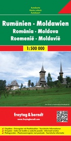 Wegenkaart - landkaart Roemenië & Moldavië | Freytag & Berndt
