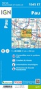 Wandelkaart - Topografische kaart 1545ET Pau | IGN - Institut Géographique National
