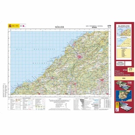 Topografische kaart 670 MT50 Sóller (Mallorca) | CNIG - Instituto Geográfico Nacional1