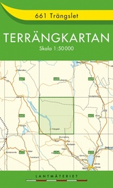 Wandelkaart - Topografische kaart 661 Terrängkartan Trängslet | Lantmäteriet