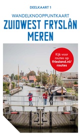 Wandelknooppuntenkaart 1 Zuidwest Fryslan Meren | Recreatieschap Marrekrite