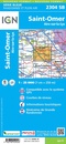 Wandelkaart 2304 SB - Serie Bleue St-Omer / Aire-sur-la-Lys | IGN - Institut Géographique National