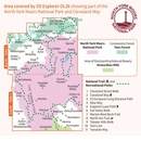 Wandelkaart - Topografische kaart OL26 OS Explorer Map North York Moors - Western area | Ordnance Survey