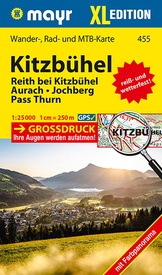 Wandelkaart 455 XL Kitzbühel | Mayr