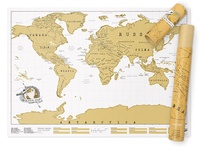 Wereldkaart in frame