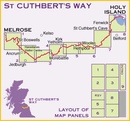 Wandelkaart St Cuthbert's Way | Harvey Maps
