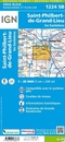 Topografische kaart - Wandelkaart 1224SB St-Philbert-de-Grand-Lieu, Les Sorinières  | IGN - Institut Géographique National
