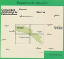 Wandelkaart 8 Parques Nacionales Montfrague, Extremadura | CNIG - Instituto Geográfico Nacional