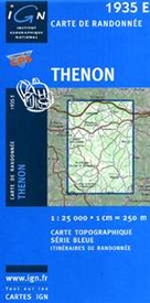 Wandelkaart - Topografische kaart 1935E Thenon | IGN - Institut Géographique National