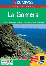 La Gomera GPS Routeplanner - Digitale kaart CD-Rom | Kompass