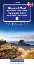 Wegenkaart - landkaart 1 Denemarken West | Kümmerly & Frey