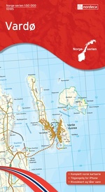 Wandelkaart - Topografische kaart 10185 Norge Serien Vardø | Nordeca