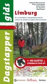 Wandelgids Dagstappergids Belgisch Limburg  16 lusvormige dagwandelingen langs de mooiste Grote-Routepaden | Lannoo