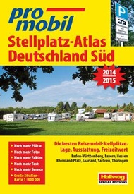 Campergids Duitsland zuid - Deutschland Süd Stellplatz Atlas 2014-2015 | Promobil