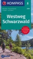 Wandelkaart 2505 Westweg Schwarzwald | Kompass