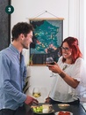 ★ Speciale  (kraskaart)  magnetische posterhouder | Verticaal - Portrait | 53 cm | 1020 Dégustations