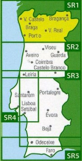 Overzichten wegenkaarten Portugal