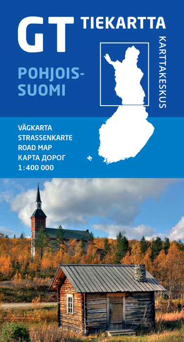Online bestellen: Wegenkaart - landkaart Pohjois-Suomi Lapland - Noord Finland | Karttakeskus