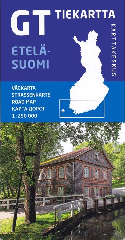 Online bestellen: Wegenkaart - landkaart Etelä-Suomi | Finland Zuid | Karttakeskus