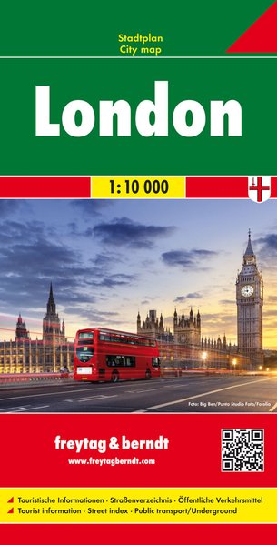 Online bestellen: Stadsplattegrond London - Londen | Freytag & Berndt